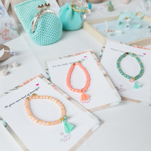 Armband met wenskaart