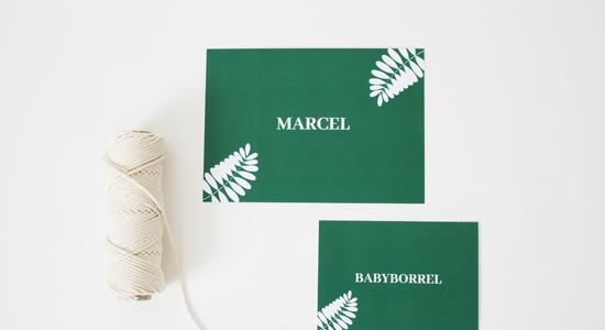 Geboorteconcept Marcel